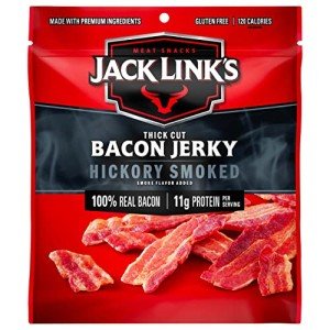 Hickory Smoked Bacon Jerky - High-Protein Snack