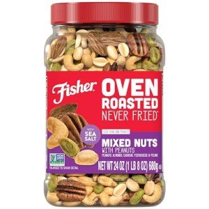 Fisher Oven Roasted Mixed Nuts - Healthy Snack