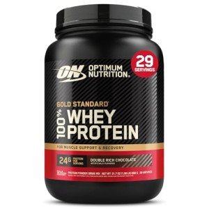 Optimum Nutrition Gold Standard 100% Whey Protein Powder, Double Rich Chocolate 1.98 Pound (Packaging May Vary)
