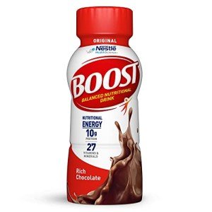 BOOST Original Ready to Drink Nutritional Drinks, Rich Chocolate, 8 Fl Oz Bottles (Pack of 24)