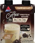 Atkins Atkins Iced Coffee Cafe Au Lait Protein Shake. (4 Shakes)