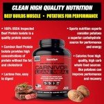 MuscleMeds CARNIVOR Lean Meal Whole Food Meal Replacement Shake, MRE, Beef Protein Isolate, White Potato, Sweet Potato, 40g Protein, 40 g Carbs, Lactose Free, Sugar Free, Chocolate Fudge 20 Servings