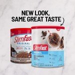 SlimFast Meal Replacement Powder, Original Rich Chocolate Royale, Weight Loss Shake Mix, 10g of Protein, 14 Servings (Packaging May Vary)
