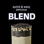 Flimeal Black Sesame Protein Shake, 22g Protein, Low Sugar, Keto-Friendly Meal Replacement Shake, 22.22oz, 14 Servings, With Crunchy Protein Crisps