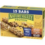 Nature Valley Protein Granola Bars, Snack Variety Pack, Chewy Bars, 15 ct, 21.3 OZ