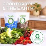 Orgain Perfect Meal, Organic, Vegan Meal Replacement Protein Powder, Chocolate - 25g Plant Based Protein, 80+ Superfoods, 1B Probiotics & 10g Fiber, Adaptogens & Ashwagandha - 2.16lb