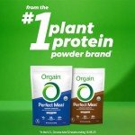 Orgain Perfect Meal, Organic, Vegan Meal Replacement Protein Powder, Chocolate - 25g Plant Based Protein, 80+ Superfoods, 1B Probiotics & 10g Fiber, Adaptogens & Ashwagandha - 2.16lb