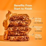 ALOHA Organic Plant Based Protein Bars |Peanut Butter Chocolate Chip | 1.98 Oz (Pack of 12) | Vegan, Low Sugar, Gluten Free, Paleo, Low Carb, Non-GMO, Stevia Free, Soy Free, No Sugar Alcohols