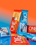 ONE Protein Bars, Reese's Peanut Butter Lovers, Gluten Free with 18g Protein and 3g Sugar, Pantry Staples, 2.12 oz (12 Count)