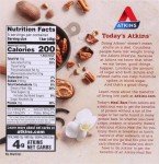 Atkins Vanilla Pecan Crisp Protein Meal Bar, High Fiber, 1g Sugar, 4g Net Carb Meal Replacement, Keto Friendly, 5 Count