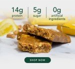ALOHA Organic Plant Based Protein Bars - Lemon Cashew - Single Bar - Vegan, Low Sugar, Gluten-Free, Paleo, Low Carb, Non-GMO, No Stevia & No Erythritol