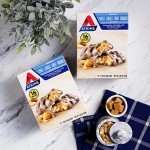 Atkins Caramel Chocolate Nut Roll Snack Bar, Protein Snack , 7g Protein, 2g Sugar, Rich in Fiber, 16 Count