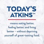 Atkins Caramel Chocolate Nut Roll Snack Bar, Protein Snack , 7g Protein, 2g Sugar, Rich in Fiber, 16 Count