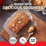 CLIF BAR - Crunchy Peanut Butter - Made with Organic Oats - Energy Bars - Non-GMO - Plant Based Protein Bars (15 Pack)