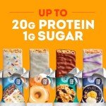 ONE Protein Bars, Maple Glazed Doughnut, Gluten Free with 20g Protein and 1g Sugar, Pantry Staples, 2.12 oz (12 Count)