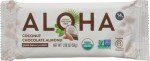 ALOHA Organic Plant Based Protein Bars - Coconut Chocolate Almond - 1.98 oz Bars - Vegan, Low Sugar, Gluten Free, Paleo, Low Carb, Non-GMO, Stevia Free, Soy Free, No Sugar Alcohols