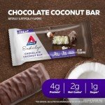 Atkins Endulge Chocolate Coconut Flavored Bar, Low Sugar Treat, High in Fiber, 16 Count