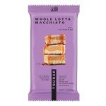 TRUBAR Vegan Protein Bar, Whole Lotta Macchiato, Gluten Free, Plant Based Protein, Dairy Free, Non GMO, Soy Free, No Sugar Alcohols, 12G Protein, 12G Fiber, 23G Carb, On the Go Snack Bars, 1 CT