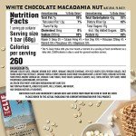 CLIF BAR - White Chocolate Macadamia Nut Flavor - Made with Organic Oats - Energy Bars - Non-GMO - Plant Based Protein Bars (15 Pack)