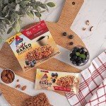 Atkins Blueberry Flavored Soft Baked Energy Bars, High in Protein Snack Bar, Low Sugar, High Fiber Snack, Protein Snack, 4 Packs (4 Bars Each)
