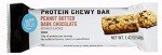 Amazon Brand - Happy Belly Protein Chewy Bars Peanut Butter & Dark Chocolate, 5 Count