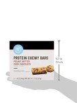 Amazon Brand - Happy Belly Protein Chewy Bars Peanut Butter & Dark Chocolate, 5 Count
