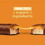 UNREAL Dark Chocolate Caramel Peanut Nougat Bars (1 Bag), 70% Organic Ingredients, Fair Trade, Non-GMO, No Corn Syrup, Sugar Alcohols, Soy, 3.4oz
