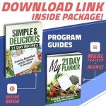 Efficient Nutrition Portion Control Containers DELUXE Kit (14-Piece) with COMPLETE GUIDE + 21 DAY PLANNER + RECIPE eBOOK BPA FREE Color Coded Meal Prep System for Diet and Weight Loss