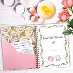 ceiba tree Blank Recipe Book to Write in Your Own Recipes Notebook Cookbook Journal 8.5" x 11" with Stickers Gift Ideas for Women Wife Mom 120 Pages