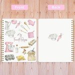 ceiba tree Blank Recipe Book to Write in Your Own Recipes Notebook Cookbook Journal 8.5" x 11" with Stickers Gift Ideas for Women Wife Mom 120 Pages