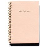 Kunitsa Co. Food and Exercise Journal for Women - Track Meals, Nutrition, and Weight Loss, 90 Days, Pink, 8.5 x 6 Inches
