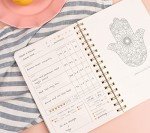 Kunitsa Co. Food and Exercise Journal for Women - Track Meals, Nutrition, and Weight Loss, 90 Days, Pink, 8.5 x 6 Inches