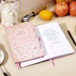 Food Journal - Journal for Women Weight Loss, 5.8" x 8.3", 6 Months Meal Planner to Count Calories Health Journals for Women/Men, Keep Healthy Diet & Achieve Fitness Goals - Rose Gold