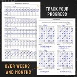 Nextnoid Hardcover Fitness & Food Journal - Nutrition & Workout Planner for Men & Women - A5(5.7" x 8.3") Sturdy Workout Log Book to Track Diet, Gym & Home Workouts