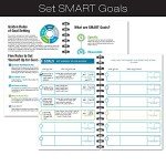 Global Printed Products 6" x 8.5" Daily Food Diary, Nutrition Planner, Health Journal, Meal Planner: Clip-in Bookmark, Sturdy Binding, Thick Pages & Laminated Protective Cover (Green)