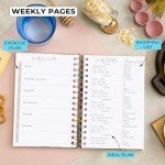 PLANBERRY Food Journal Premium – Nutrition Planner – Diet & Calorie Tracker – Meal & Exercise Diary – Weight Loss Journal (Summer Smoothie)
