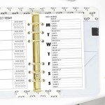 Personal Size Food Journal Insert – 3.74" x 6.73", Weekly Meal Tracker Refill with Water Intake and Mood Log