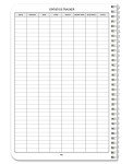BookFactory Food and Health Journal/Food Diary/Fitness Journal Notebook, 186 Pages - 6'' x 9'' Durable Thick Translucent Cover, Wire-O Binding (JOU-186-69CW(FoodJournal))
