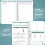Legend Food Journal – 6-Month Wellness Diary for Tracking Meals, Calories, Macros & Exercise – Weightloss Planner & Diet Tracker – Daily Log for Weight Loss & Nutrition – 7" x 10" (Aquamarine)