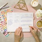 Clever Fox Self-Care Journal – Daily Reflection Notebook – Mental Health & Personal Development Planner, Meditation & Mood Log, A5 (Light Pink)