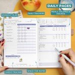 Clever Fox Fitness and Food Journal Premium – Guided Daily Workout, Meal & Weight Loss Tracker for Women & Men – Exercise Diet Planner (Rose Gold)