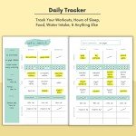 Lamare Food Journal for Women Weight Loss – Food Diary, Meal Planner and Grocery List Notebook
