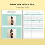 Lamare Food Journal for Women Weight Loss – Food Diary, Meal Planner and Grocery List Notebook