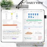 JUBTIC Mood Tracker Journal, Mental Health Journal for Women, 100-Day Self Care & Anxiety Journal with Wellness Tracker and Monthly Reflection, ADHD Planner to Practice Positive Thinking, Black