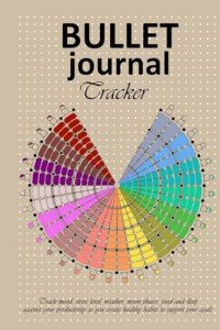 Bullet journal Tracker: Track mood, stress level, weather, moon phases, food and sleep against your productivity as you create healthy habits to support your goals
