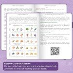 Legend Food Sensitivity Journal – Daily Elimination Diet & Health Diary with Symptom Tracker – Book Log for Low Fodmap, Diabetic, Ibs (Purple)
