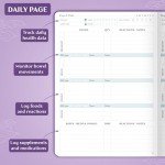 Legend Food Sensitivity Journal – Daily Elimination Diet & Health Diary with Symptom Tracker – Book Log for Low Fodmap, Diabetic, Ibs (Purple)