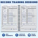 Workout Planner for Daily Fitness Tracking & Goals Setting - A5 Size, 6” x 8”, Charcoal Gray - Men & Women Personal Home & Gym Training Diary - Log Book Journal - by Workout Log Gym