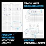 Undated Fitness Log Book & Workout Planner - Designed by Experts Gym Notebook, Workout Tracker, Exercise Journal for Men Women