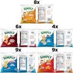 Simply Snacks Variety Pack, 0.875 Oz, 36 Count, Packaging May Vary